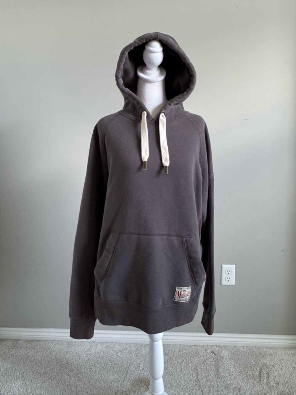 Moosejaw Hooded Pullover Sweatshirt - Charcoal Medium